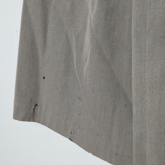 Vintage 50's REGULATION ARMY OVERCOAT WOOL Genuine US Military Taupe Size 40R - Picture 9 of 12